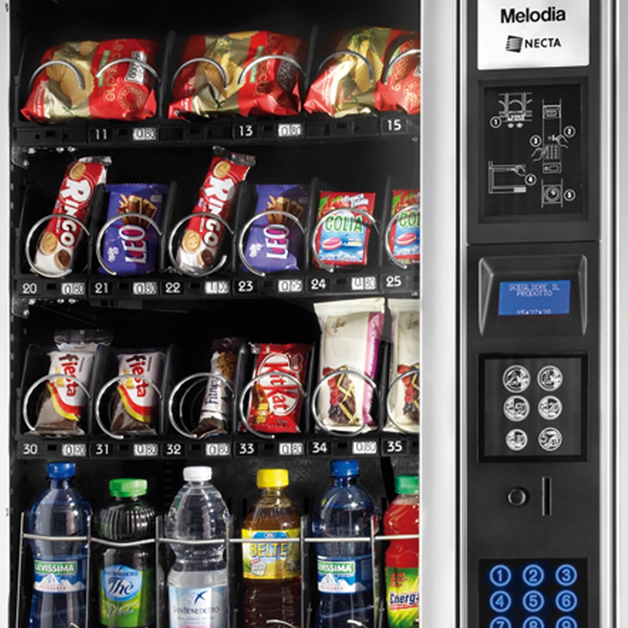 Detalle máquina de vending Melodia